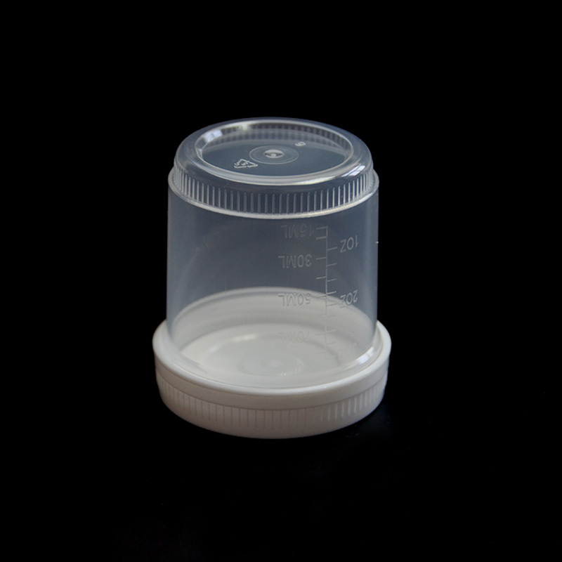 White Screw Cap 90ml Urine Specimen Cups